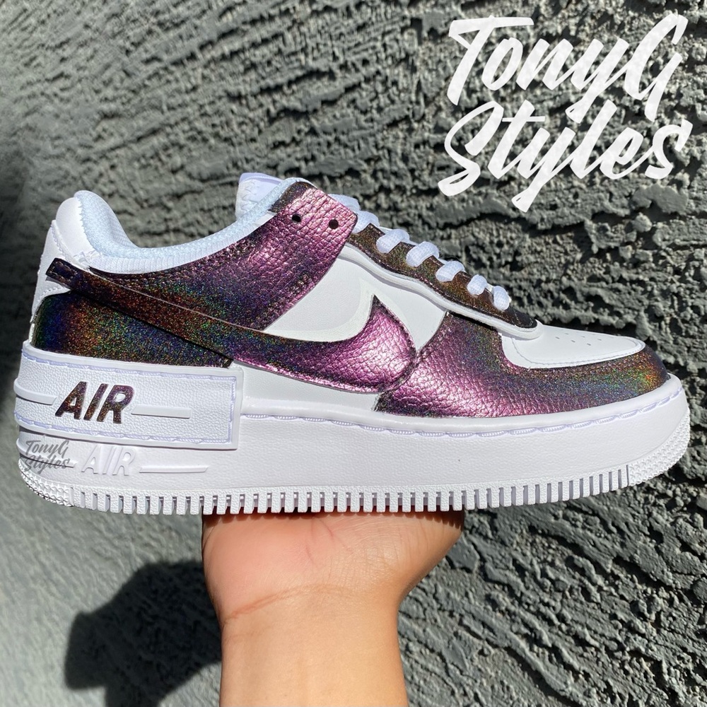 ✨NEW✨ CUSTOM NIKE AIR FORCE 1 LOW SHADOW - Picture 2 of 15
